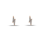 Load image into Gallery viewer, Omnia Bolt Diamond Earrings