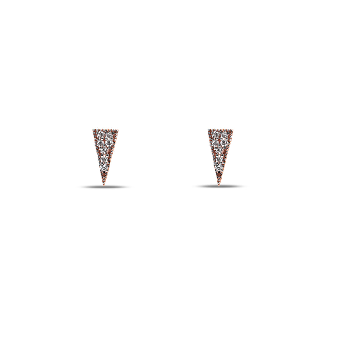 Omnia Edge Diamond Earrings