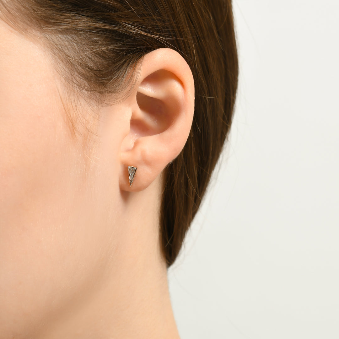 Omnia Edge Diamond Earrings