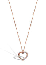 Load image into Gallery viewer, Omnia Heartline Diamond Necklace