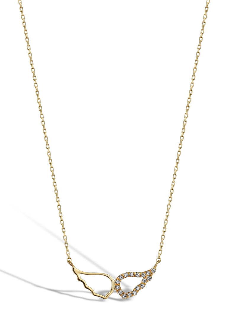 Omnia Wing Diamond Necklace