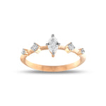 Load image into Gallery viewer, 0.30 CT Rose Marquise Diamond Ring