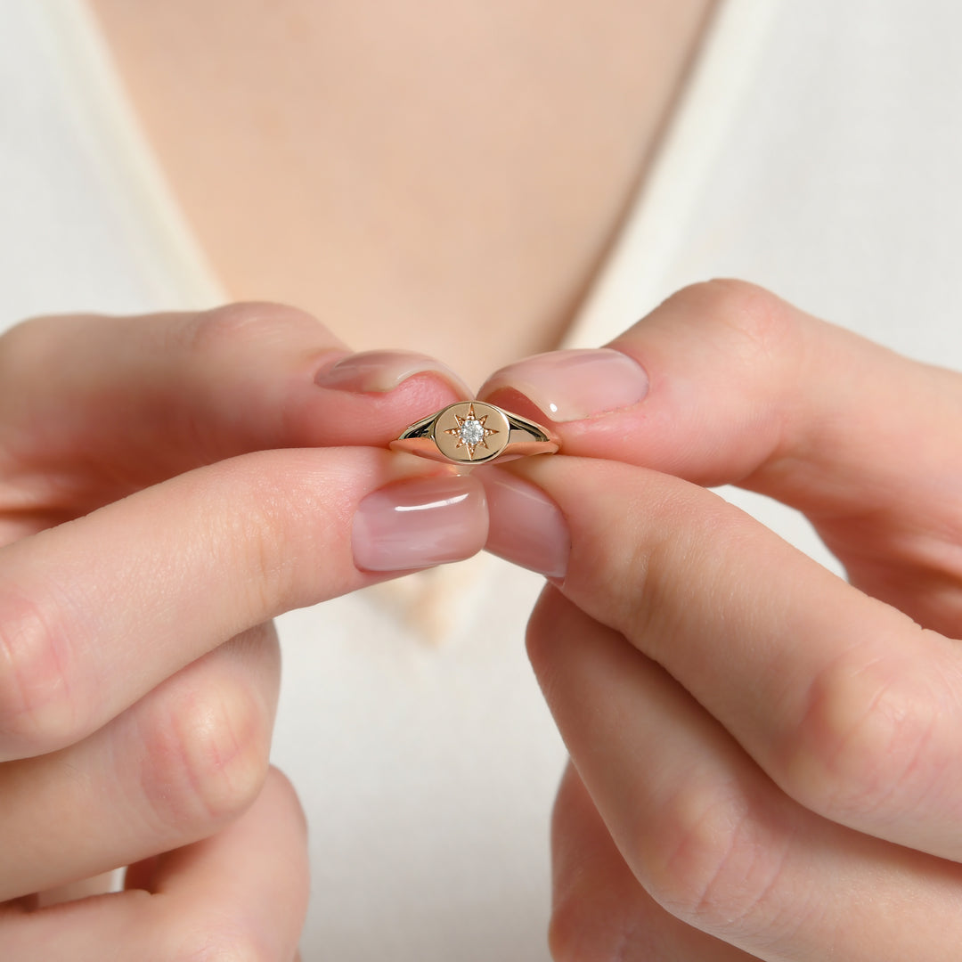 Yıldız Şövalye Pırlanta Yüzük