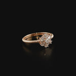 Load and play video in Gallery viewer, 0.26 CT ROSE BAGUETTE DIAMOND RING